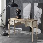 Bureau de salon en bois de luxe à 5 tiroirs fabriqué en Italie - Caligola Viadurini