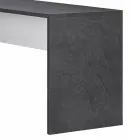 Bureau angulaire en bois mélaminé 2 finitions - Analuisa Viadurini