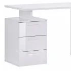 Bureau angulaire en bois mélaminé 2 finitions - Analuisa Viadurini