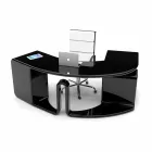 Bureau design avec tiroirs made in Italy, Milazzo Viadurini