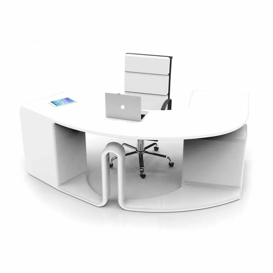 Bureau design avec tiroirs made in Italy, Milazzo Viadurini