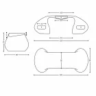 Bureau de design moderne fabriqué en Italie, Telese Viadurini