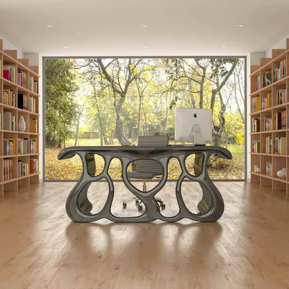 Bureau design moderne fabriqué en Italie, Mirto Viadurini