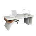 Bureau de design moderne en bois et Solid Surface® Bridge