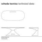 Bureau Karim Rashid en résine - Smania Viadurini