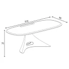 Bureau Karim Rashid en résine - Smania Viadurini