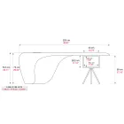 Bureau de direction de Karim Rashid en polyuréthane - James Viadurini