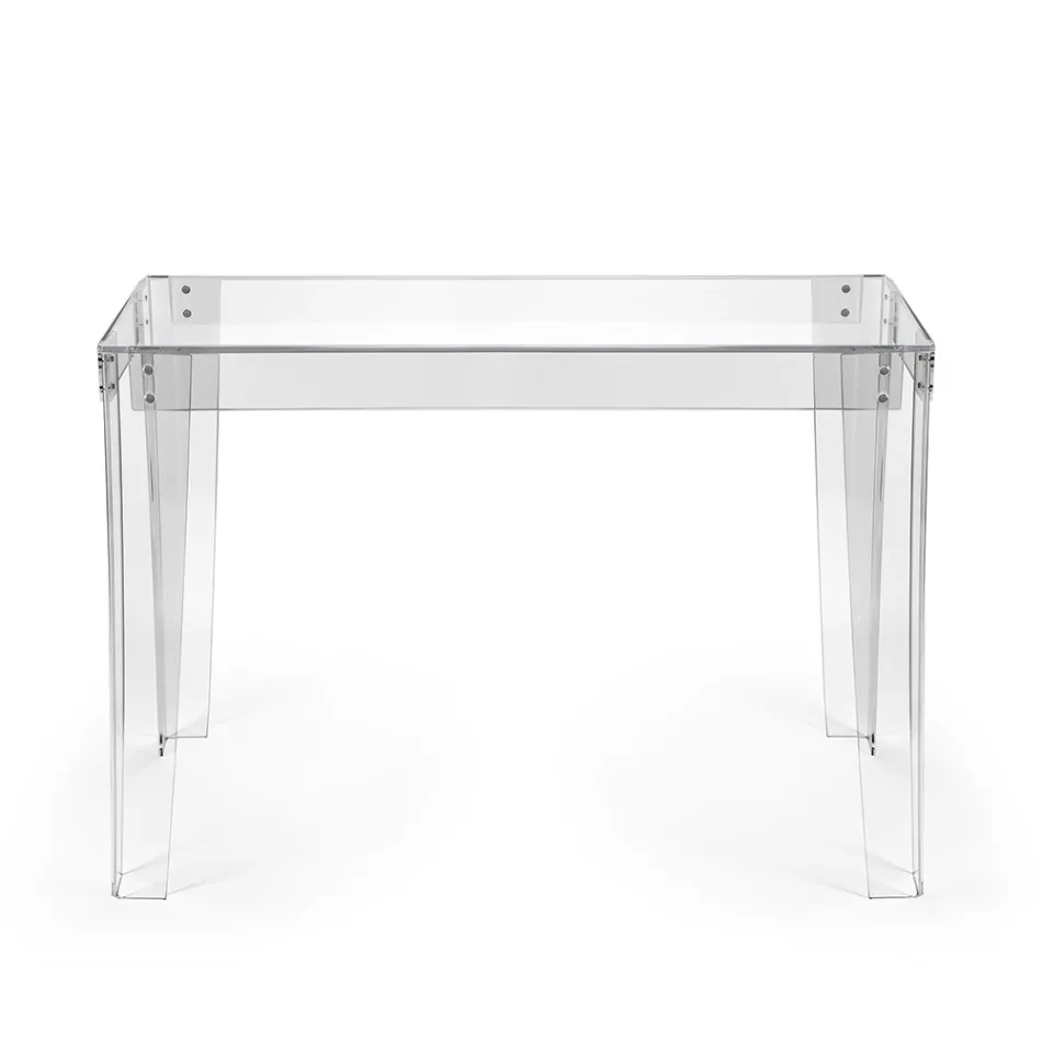 Bureau en Plexiglas Transparent Design Moderne Made in Italy - Vichy Viadurini