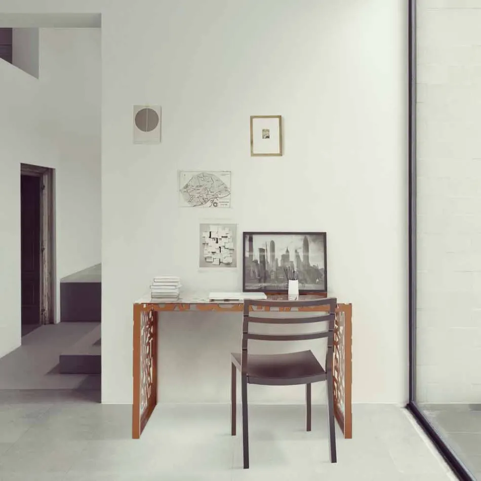 Bureau Kattedra lettres &quot;A Waterfall&quot; 120x65x75 Mabele Viadurini