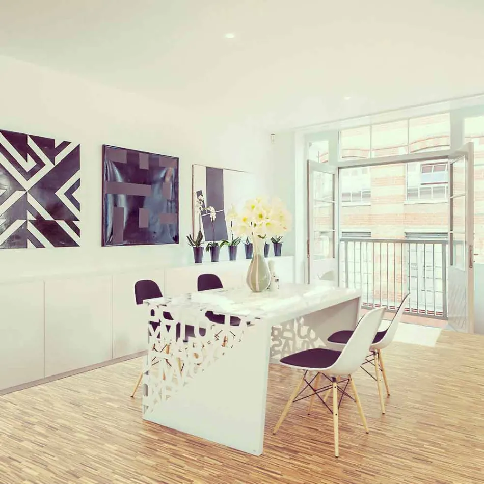 Bureau Kattedra lettres &quot;A Waterfall&quot; 120x65x75 Mabele Viadurini