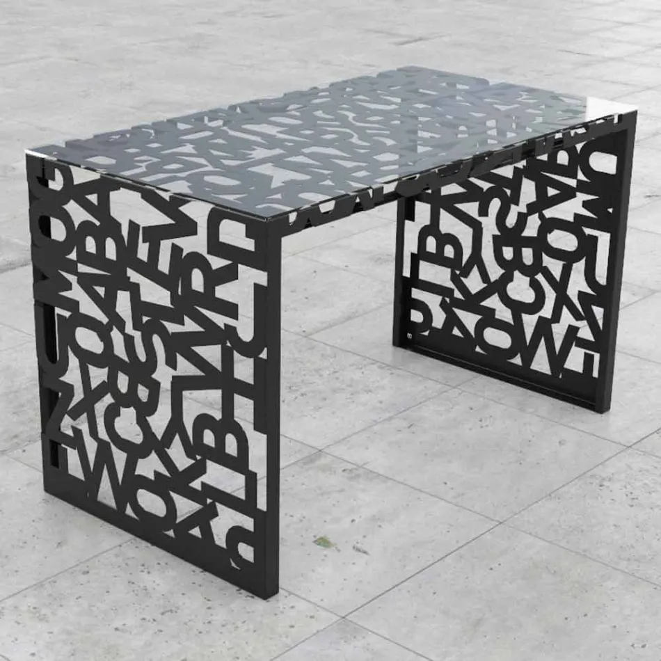 Bureau Kattedra lettres &quot;A Waterfall&quot; 120x65x75 Mabele Viadurini