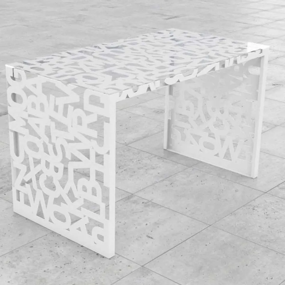 Bureau Kattedra lettres &quot;A Waterfall&quot; 120x65x75 Mabele Viadurini