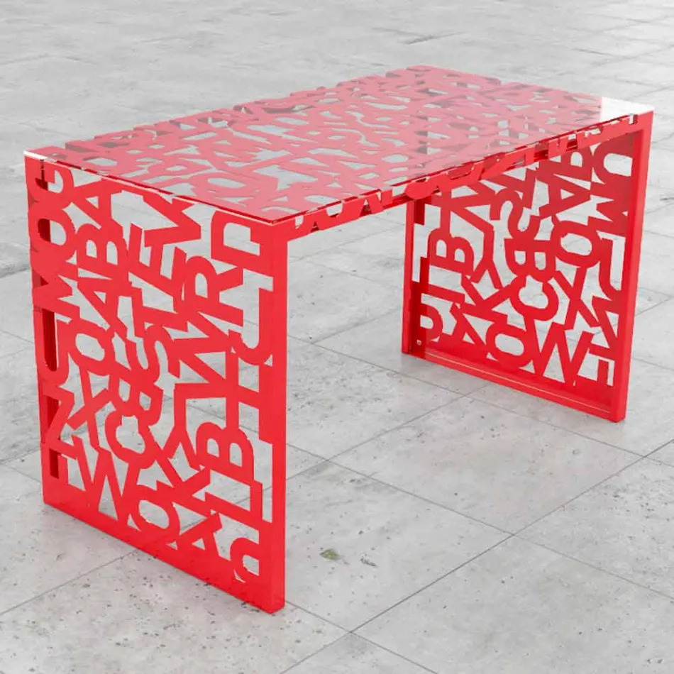 Bureau Kattedra lettres &quot;A Waterfall&quot; 120x65x75 Mabele Viadurini