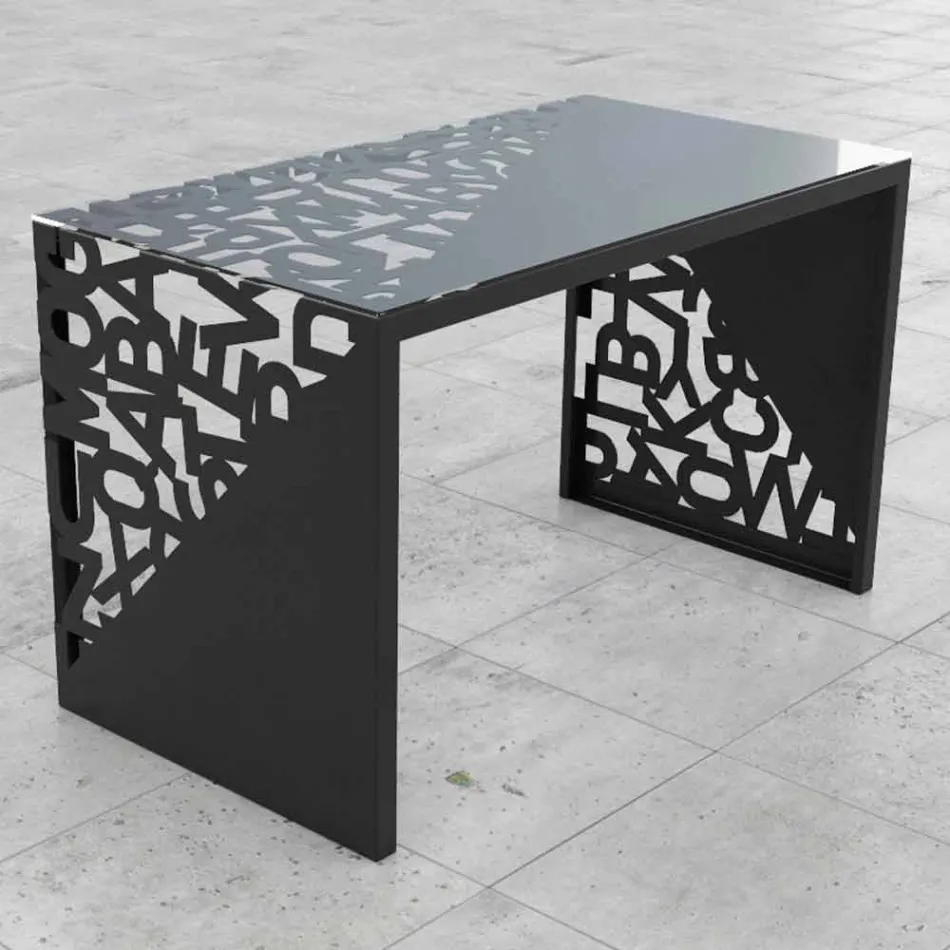 Bureau Kattedra lettres &quot;A Waterfall&quot; 120x65x75 Mabele Viadurini