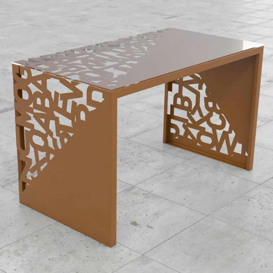 Bureau Kattedra lettres &quot;A Waterfall&quot; 120x65x75 Mabele Viadurini