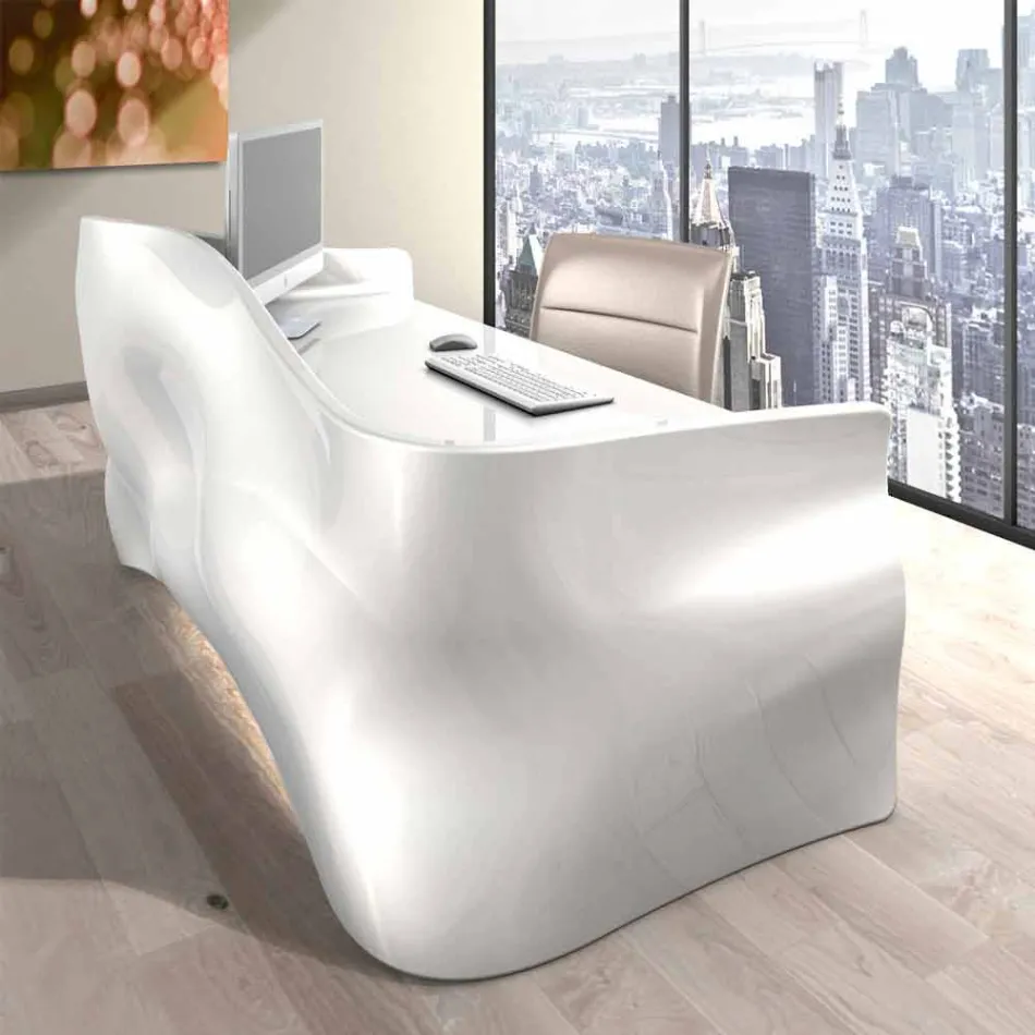 Bureau contemporain Bureau Veil, fabriqué en Italie Viadurini