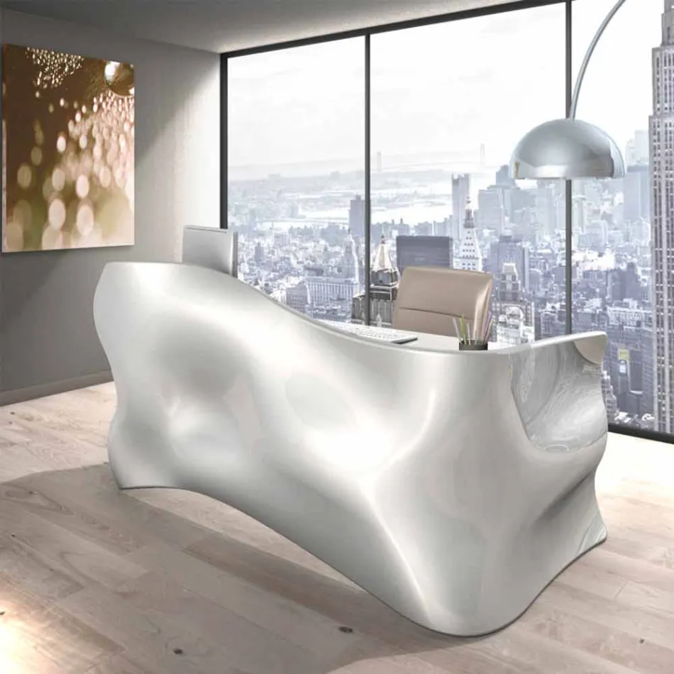 Bureau contemporain Bureau Veil, fabriqué en Italie Viadurini