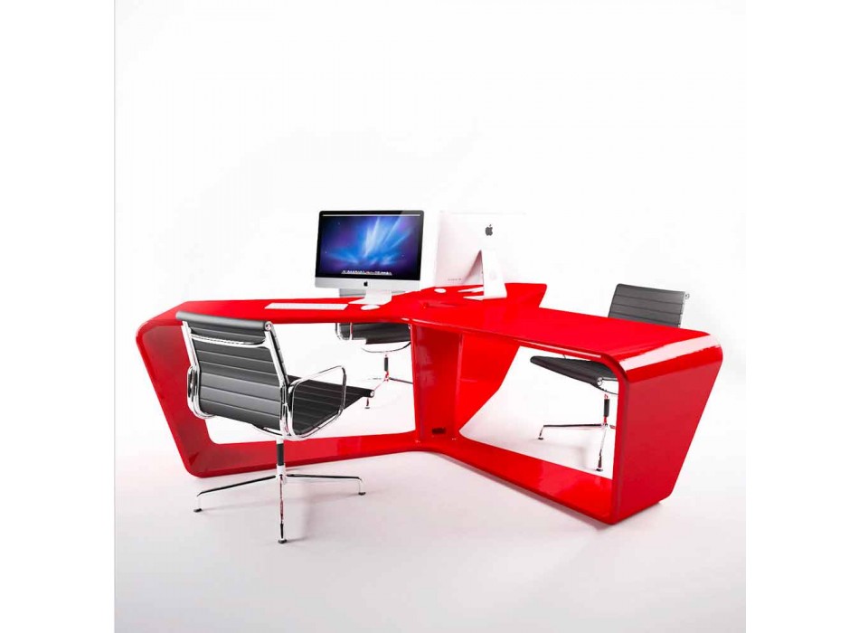 -Multiposte bureau de bureau, design moderne, Ta3le Viadurini
