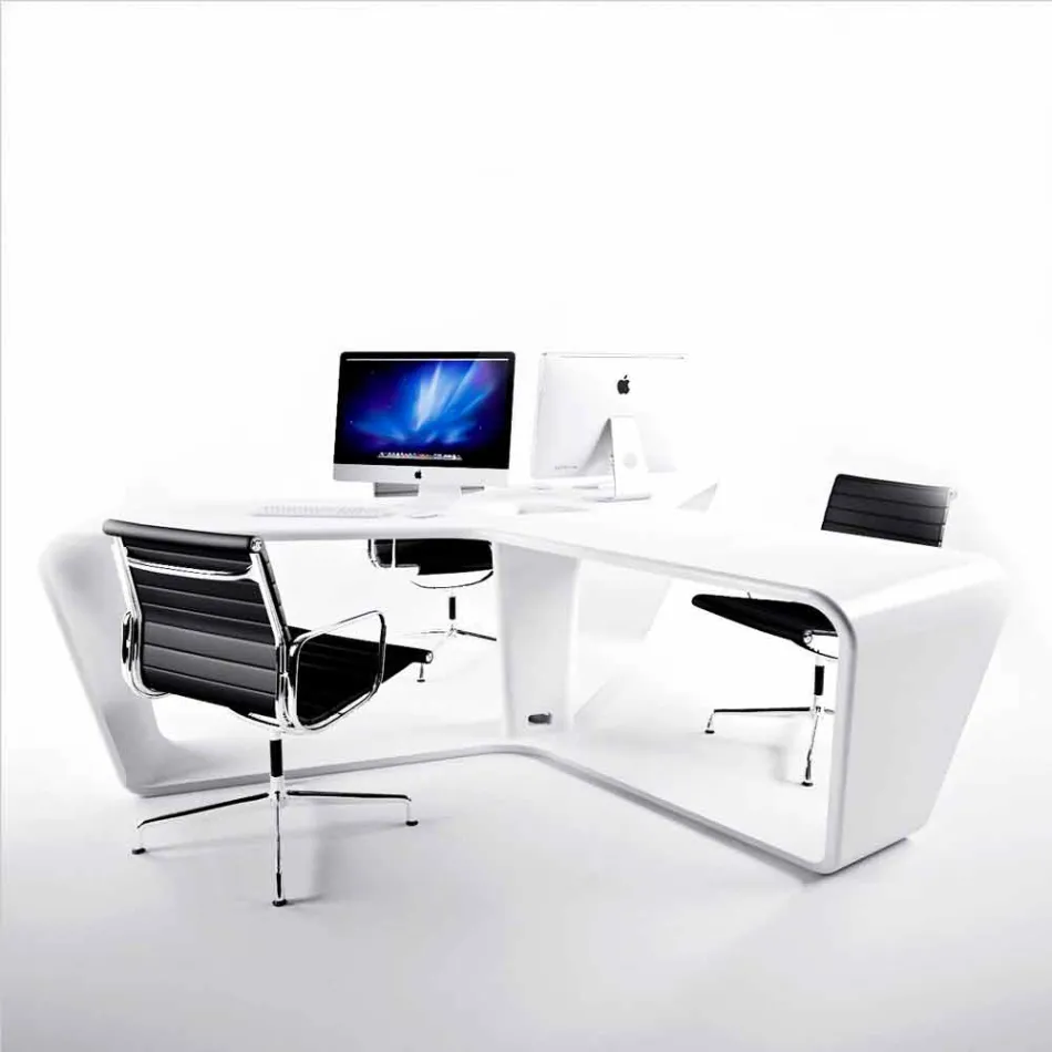 -Multiposte bureau de bureau, design moderne, Ta3le Viadurini