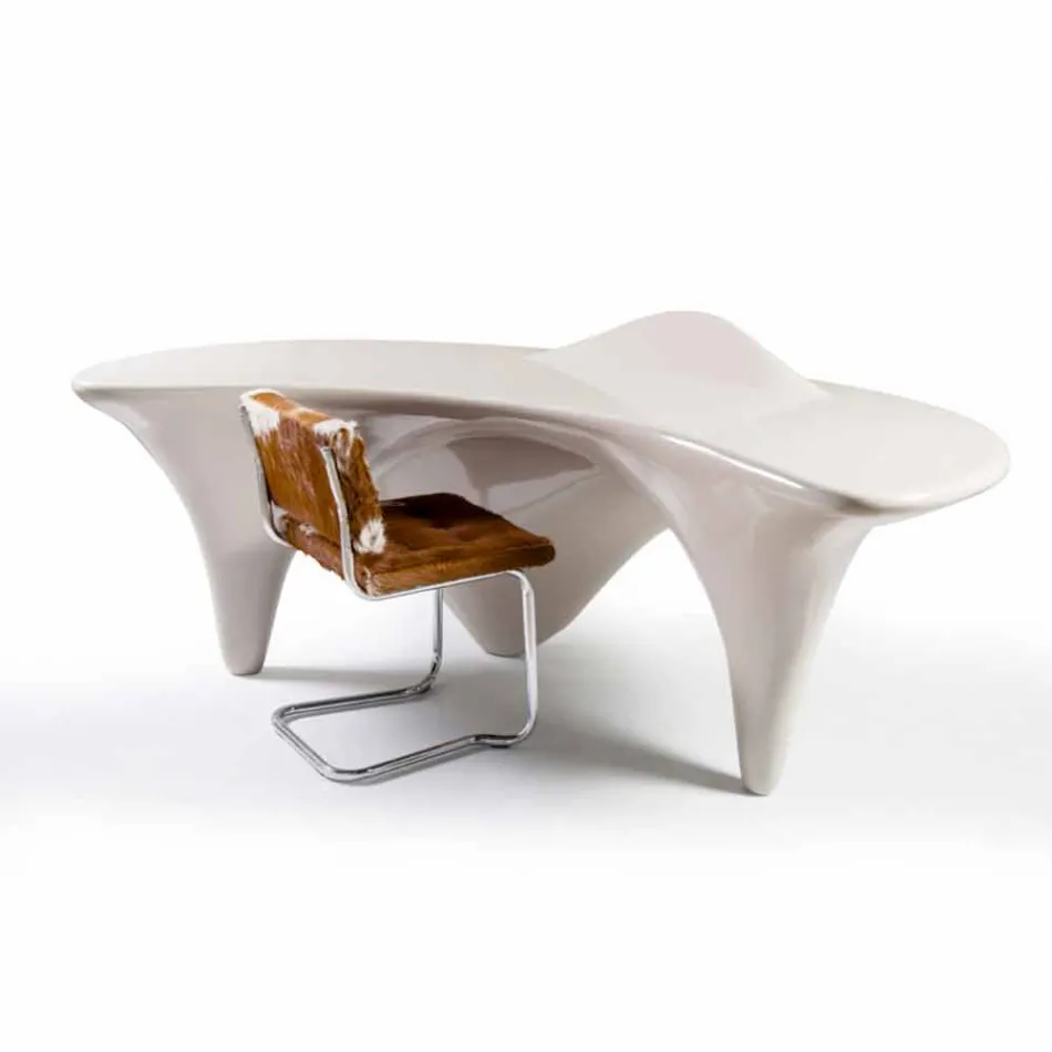Bureau moderne et de style fait à la main en Italie Sinuous Viadurini