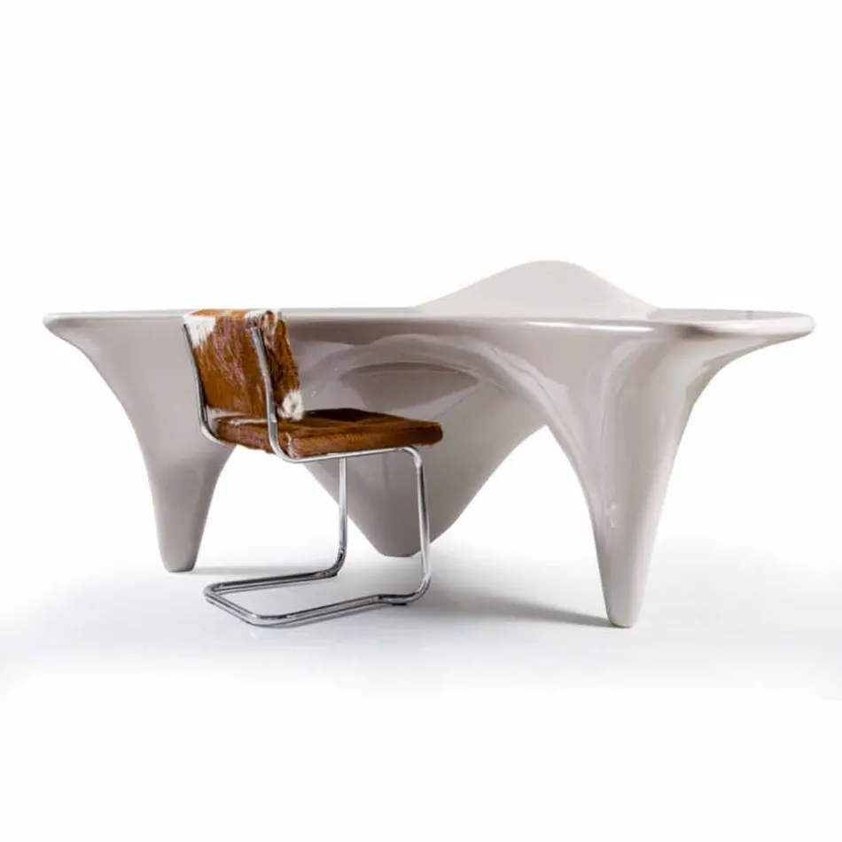 Bureau moderne et de style fait à la main en Italie Sinuous Viadurini
