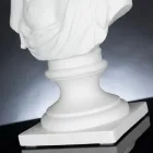 Sculpture en céramique blanche artisanale 100% Made in Italy Fabas 1 Viadurini