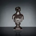 Sculpture en céramique artisanale noire 100% Made in Italy Fabas 2 Viadurini