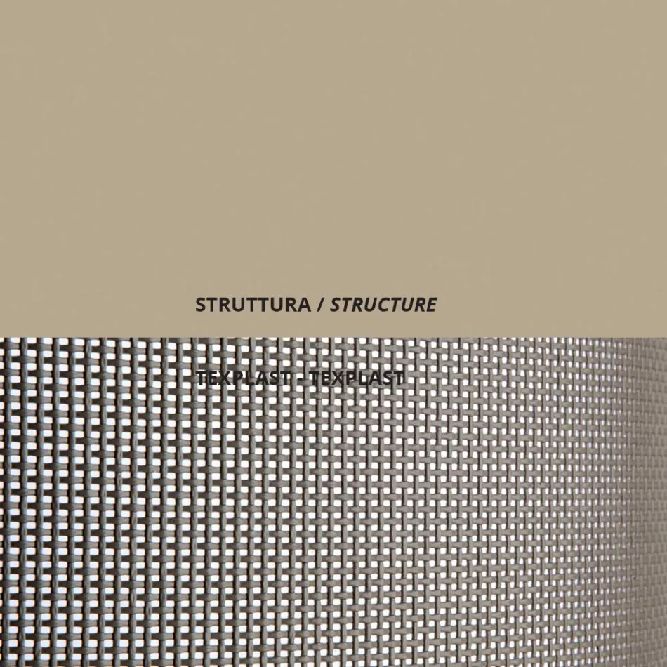 Chaise longue de jardin pliante en acier galvanisé Made in Italy 2 pièces - Hobbit Viadurini