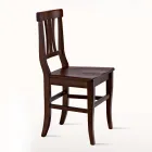 Chaise Classique en Bois de Hêtre Massif Design Made in Italy - Claudie Viadurini