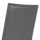 Chaise design à dossier haut Becca, fabriquée en Italie Viadurini