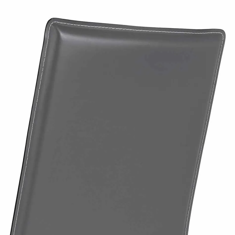 Chaise design à dossier haut Becca, fabriquée en Italie Viadurini