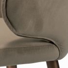 Chaise avec assise et dossier entièrement rembourrés fabriquée en Italie - Adria Viadurini
