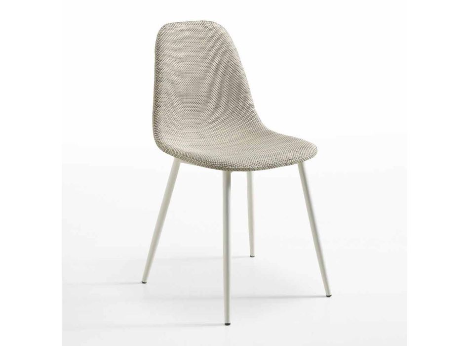 Design moderne Cassidy similacrattan chaise de cuisine, 4 pièces Viadurini