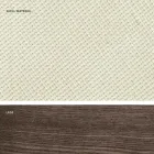 Chaise de cuisine design en bois et tissu fabriquée en Italie, Egizia Viadurini