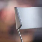 Chaise de cuisine artisanale en bois et acier précieux Made in Italy - Granada Viadurini