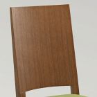Chaise de Cuisine en Bois de Hêtre et Assise en Cuir Ecole Design - Florent Viadurini