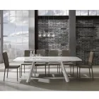 Chaise de cuisine entièrement rembourrée en cuir synthétique 2 pièces - Atenea Viadurini