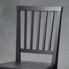 Chaise de cuisine en bois de hêtre massif design italien élégant - Rosita Viadurini