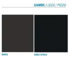 Chaise de cuisine rembourrée en microfibre Made in Italy, 2 pièces - Rebecca Viadurini