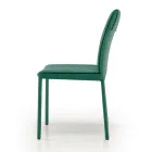 Chaise de cuisine recouverte de tissu Made in Italy 4 pièces - Monnalisa Viadurini