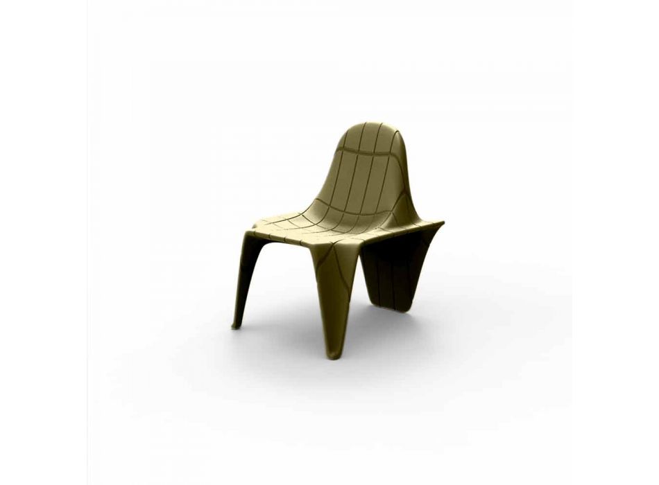 Chaise de jardin empilable F3 de Vondom, en polyéthylène Viadurini