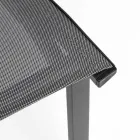 Chaise d'extérieur empilable en aluminium et textilène, Homemotion 4 pièces - Serge Viadurini