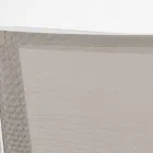 Chaise d'extérieur empilable en aluminium et textilène, Homemotion 4 pièces - Serge Viadurini