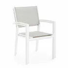 Chaise d'extérieur empilable en textilène Homemotion, 6 pièces - Narcissa Viadurini