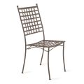 Chaise d'extérieur en acier galvanisé empilable 4 pièces Made in Italy - Sibo