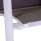 Chaise d'extérieur en aluminium avec double couche de textilène - Excursion Viadurini