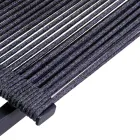 Chaise d'extérieur en aluminium, assise et dossier en corde - détail Viadurini