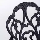 Chaise d'extérieur en aluminium peint finition mate, 2 pièces - Casiro Viadurini