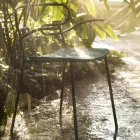 Chaise d'extérieur en métal et polyuréthane fabriquée en Italie, 2 pièces - Trosa Viadurini