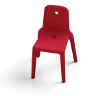Chaise d'extérieur en polyéthylène 7 couleurs Made in Italy 2 pièces - Ronnie Viadurini